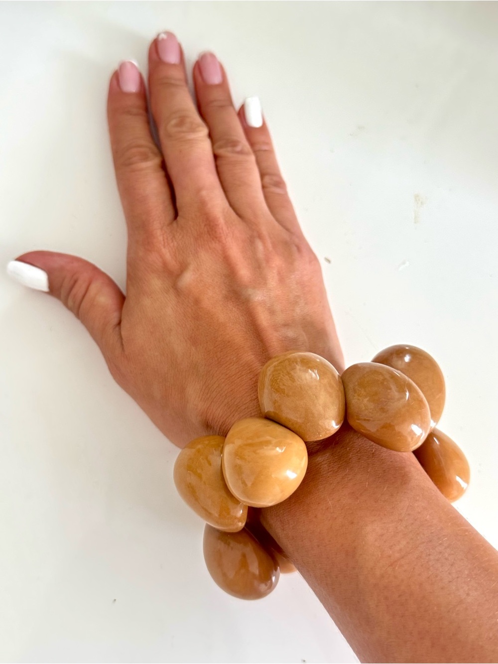 Ecuadorian Tagua Drop Bracelets handmade